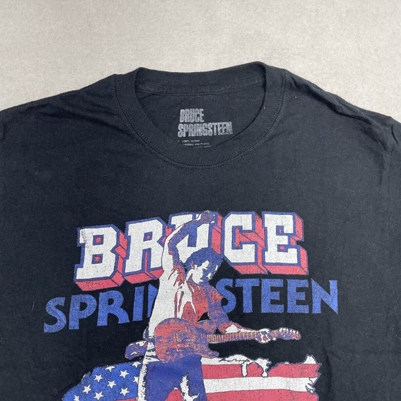Bruce Springsteen Graphic Music Tee Thrifted Vintage Style Size S - Picture 9 of 10